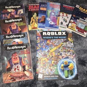 Roblox, Hello Neighbor, & Among Us Books